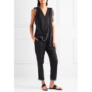 HATCH The Twilight Jumpsuit in Black Batik Floral